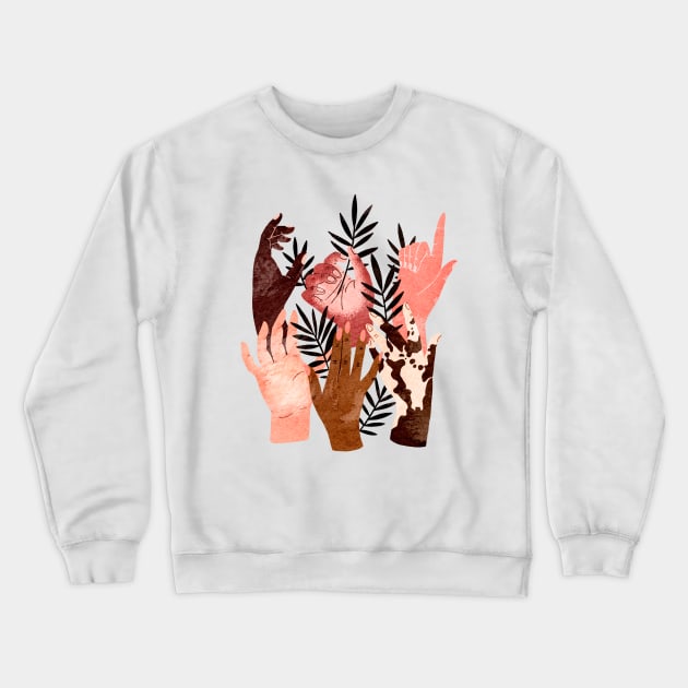 Black Lives Matter Crewneck Sweatshirt by Tania Garcia